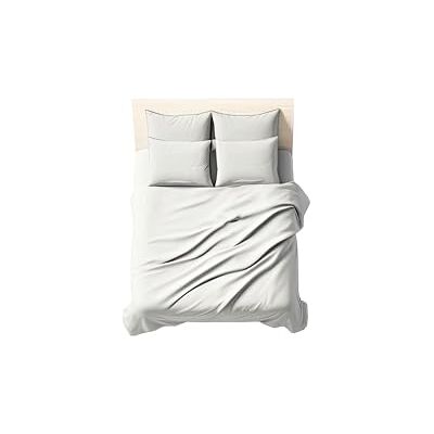 zer0bed 0Bed Double Flat Sheet Plain 100% Cotton 260 x 290 cm White Flat Sheet 1 Piece (Top Sheet Only) zer0bed 0Bed Double Flat Sheet Plain 100% Cotton 260 x 290 cm White Flat Sheet 1 Piece (Top Sheet Only)