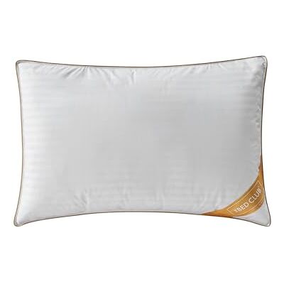 GC GAVENO CAVAILIA Hungarian Goose Down Pillow Hypoallergenic Medium Neck Support Firm Pillow for Front & Back Side Sleeping With 100% Cotton Cover Bed Pack of 1, 48x74 Cm GC GAVENO CAVAILIA Hungarian Goose Down Pillow Hypoallergenic Medium Neck Support Firm Pillow for Front & Back Side Sleeping With 100% Cotton Cover Bed Pack of 1, 48x74 Cm