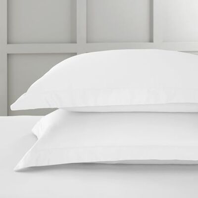 Bianca Model - White Pillowcase - 400 Thread Count - Pillowcase Bianca Model - White Pillowcase - 400 Thread Count - Pillowcase