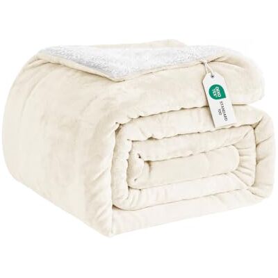 Good Nite Bed Throw Blanket 150x200cm Sherpa Flannel Fleece Fluffy Reversible & Wrinkle‑resistant, Works for Outdoor Activities, Sofa Leisure and Study‑Room Office Good Nite Bed Throw Blanket 150x200cm Sherpa Flannel Fleece Fluffy Reversible & Wrinkle‑resistant, Works for Outdoor Activities, Sofa Leisure and Study‑Room Office
