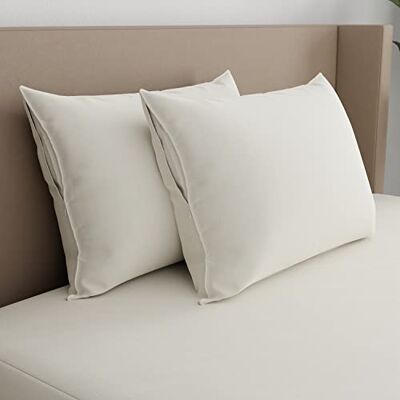 Aller-Ease AllerEase Organic Zippered Allergy Pillow Protector, Standard/Queen 2 Pack Aller-Ease AllerEase Organic Zippered Allergy Pillow Protector, Standard/Queen 2 Pack