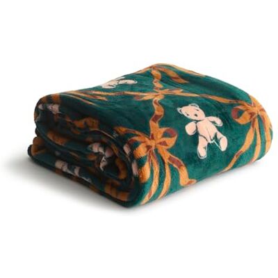 Vera Bradley Women's Fleece Plush Throw Blanket, Bear Mosaic, 80 X 50 Vera Bradley Women's Fleece Plush Throw Blanket, Bear Mosaic, 80 X 50
