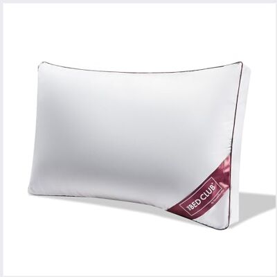 GC GAVENO CAVAILIA Microfiber Box Pillow 8cm Deep Soft & Supportive Bed Pillows Breathable Microfiber Filling, Comfortable Savile Sleeping Pillow for Home and Hotel Use (70x45 cm), White GC GAVENO CAVAILIA Microfiber Box Pillow 8cm Deep Soft & Supportive Bed Pillows Breathable Microfiber Filling, Comfortable Savile Sleeping Pillow for Home and Hotel Use (70x45 cm), White
