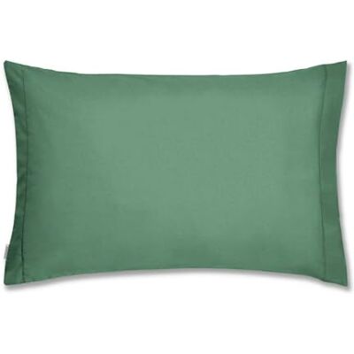 Bianca Plain Dyed Jade Pillow Case 65x65 (2) Bianca Plain Dyed Jade Pillow Case 65x65 (2)