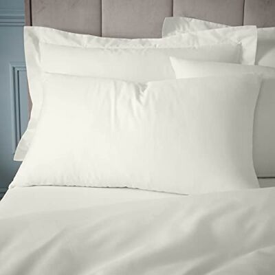 Bianca 180 Thread Count Egyptian Cotton Cream Pillowcase - Pillowcase Bianca 180 Thread Count Egyptian Cotton Cream Pillowcase - Pillowcase