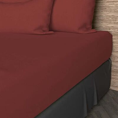 SH0P&CITY Cotton Bed Cover - 140x190, 57 Threads, 30cm Deep - OEKO-TEX SH0P&CITY Cotton Bed Cover - 140x190, 57 Threads, 30cm Deep - OEKO-TEX