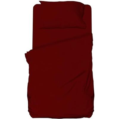 hermet Queen Size Microfibre Sheet Set, Purple, Complete Bed Set, Top Sheet, Fitted Sheet, Pillowcase, Winner hermet Queen Size Microfibre Sheet Set, Purple, Complete Bed Set, Top Sheet, Fitted Sheet, Pillowcase, Winner