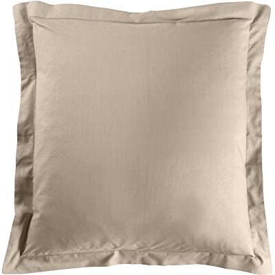 Douceur d'Intérieur , Lina Sand Pillowcase (63 x 63 cm) 100% Cotton Douceur d'Intérieur , Lina Sand Pillowcase (63 x 63 cm) 100% Cotton