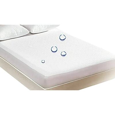 Dependable Industries inc. Essentials Vinyl Plastic Mattress Protector Fitted Sheet Style Waterproof Mattress Cover Breathable Bed Wetting and Spill Protection for Mattress Fits a Mattress Up to 11.5" Deep (Full 76" x 54" x 11.5" Deep) Dependable Industries inc. Essentials Vinyl Plastic Mattress Protector Fitted Sheet Style Waterproof Mattress Cover Breathable Bed Wetting and Spill Protection for Mattress Fits a Mattress Up to 11.5" Deep (Full 76" x 54" x 11.5" Deep)
