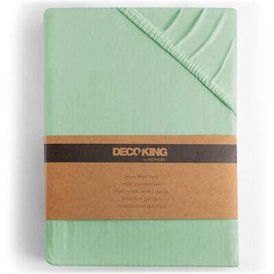 DecoKing Amber Mint Fitted Sheet - Bedding & Linens DecoKing Amber Mint Fitted Sheet - Bedding & Linens