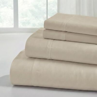 Modern Threads Soft Microfiber Solid Sheets Luxurious Microfiber Bed Sheets Includes Flat Sheet, Fitted Sheet with Deep Pockets, & Pillowcases Taupe Twin Modern Threads Soft Microfiber Solid Sheets Luxurious Microfiber Bed Sheets Includes Flat Sheet, Fitted Sheet with Deep Pockets, & Pillowcases Taupe Twin