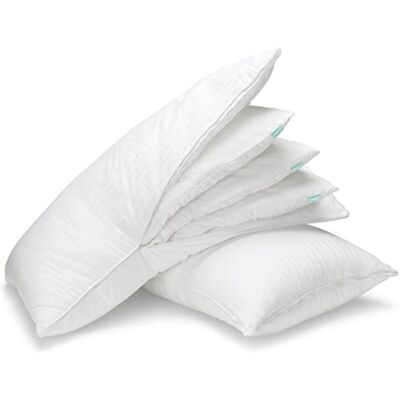 EverSnug Adjustable Layer Pillows for Sleeping Set of 2, Cooling, Luxury Pillows for Back, Stomach or Side Sleepers Updated Version (King (Pack of 2)) EverSnug Adjustable Layer Pillows for Sleeping Set of 2, Cooling, Luxury Pillows for Back, Stomach or Side Sleepers Updated Version (King (Pack of 2))