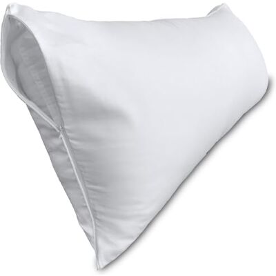 Precoco Body Pillow Cover, 100% Cotton Body Pillow Pillowcase-Premium White Body Pillow Case with Double Zipper Fitted, Breathable & Ultra Soft/600 Thread Count Covers for Easy Care, 20x54, 1 Pack Precoco Body Pillow Cover, 100% Cotton Body Pillow Pillowcase-Premium White Body Pillow Case with Double Zipper Fitted, Breathable & Ultra Soft/600 Thread Count Covers for Easy Care, 20x54, 1 Pack