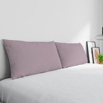 Italian Bed Linen Max Color Pair of Pillowcases 100% Cotton, Made in Italy, Pillowcase Size 50 x 80 cm with Inner Flap, Solid Colour Antique Pink Italian Bed Linen Max Color Pair of Pillowcases 100% Cotton, Made in Italy, Pillowcase Size 50 x 80 cm with Inner Flap, Solid Colour Antique Pink