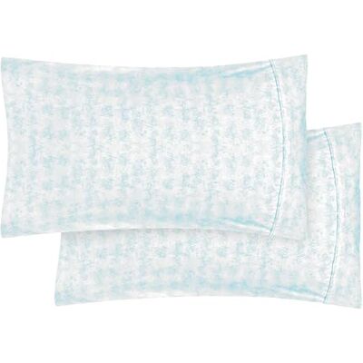 Elegant Comfort Ultra Soft Set of 2 Sea Waves Pint Pillowcases 1500 Premium Hotel Quality Microfiber, Soft and Smooth Envelope Closure 2-Piece Pillow Covers Standard/Queen, Wave Aqua Elegant Comfort Ultra Soft Set of 2 Sea Waves Pint Pillowcases 1500 Premium Hotel Quality Microfiber, Soft and Smooth Envelope Closure 2-Piece Pillow Covers Standard/Queen, Wave Aqua