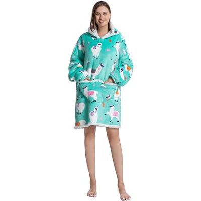 Everglamour Womens Clothing Hooded Blanket Adult Sized Costumes, Blue Everglamour Womens Clothing Hooded Blanket Adult Sized Costumes, Blue