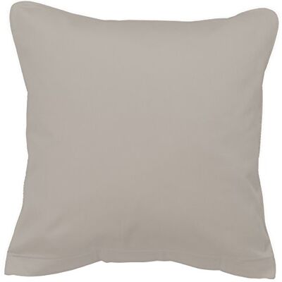 Fleuresse 40 x 40 cm 100 Percent Cotton Colours Pillowcase with Piping, Grey Fleuresse 40 x 40 cm 100 Percent Cotton Colours Pillowcase with Piping, Grey