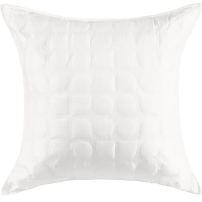 Kate Spade New York Noel Euro Sham, 26" x 26" Decorative Pillow Cover, 200 Thread Count and 100% Cotton, All Season Bedding, Machine Washable, Marshmallow Kate Spade New York Noel Euro Sham, 26" x 26" Decorative Pillow Cover, 200 Thread Count and 100% Cotton, All Season Bedding, Machine Washable, Marshmallow