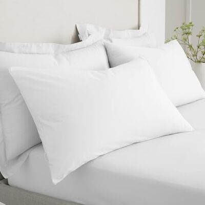 Bianca Model - Cotton Percale Pillowcase - Standard Size Bianca Model - Cotton Percale Pillowcase - Standard Size