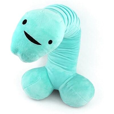 I Heart Guts Penis Plush Adjustable Neck Pillow with Foreskin Pocket I Heart Guts Penis Plush Adjustable Neck Pillow with Foreskin Pocket