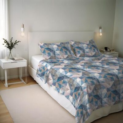 Datex Blue-Grey Duvet Cover Set - Elegant Design Datex Blue-Grey Duvet Cover Set - Elegant Design