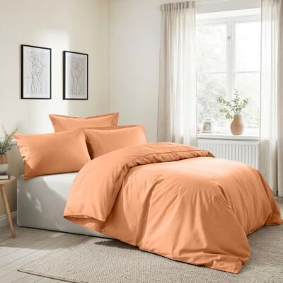 Nuit Des Rêves Premium Ranforce Double Quilt Cover Set (200 x 200 cm), 100% Cotton, Pale Orange, Includes 2 Pillowcases (80 x 80 cm), Soft, Breathable, and Stylish Bedding Nuit Des Rêves Premium Ranforce Double Quilt Cover Set (200 x 200 cm), 100% Cotton, Pale Orange, Includes 2 Pillowcases (80 x 80 cm), Soft, Breathable, and Stylish Bedding
