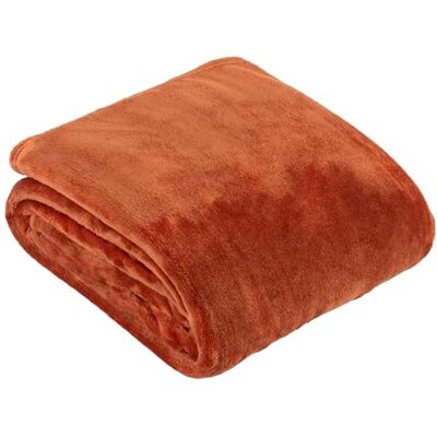 furn. Harrow Fleece Throw – Silky Soft Lightweight Flannel Blanket for Bed or Sofa (Rust 140x180cm) furn. Harrow Fleece Throw – Silky Soft Lightweight Flannel Blanket for Bed or Sofa (Rust 140x180cm)