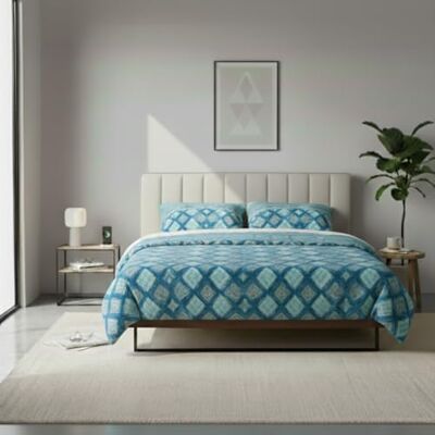 Jenny Sesal Jenny Sesàl Iside Cotton Sheet Set – Sheet Set + Pillowcases (Teal, Queen Size) Jenny Sesal Jenny Sesàl Iside Cotton Sheet Set – Sheet Set + Pillowcases (Teal, Queen Size)