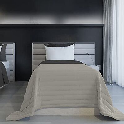 Italian Bed Linen FIRE PROOF SUMMER DUVET MICROFIBRE BICOLOR LIGHT GREY/Dark Grey, 170 x 270 cm Italian Bed Linen FIRE PROOF SUMMER DUVET MICROFIBRE BICOLOR LIGHT GREY/Dark Grey, 170 x 270 cm