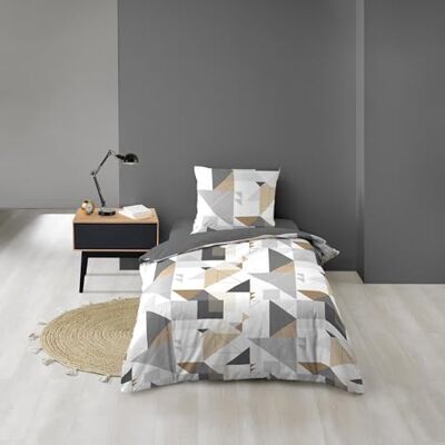 Douceur d'Intérieur , 2-Piece Set (140 x 200 cm) Trigone, Printed Microfibre Douceur d'Intérieur , 2-Piece Set (140 x 200 cm) Trigone, Printed Microfibre