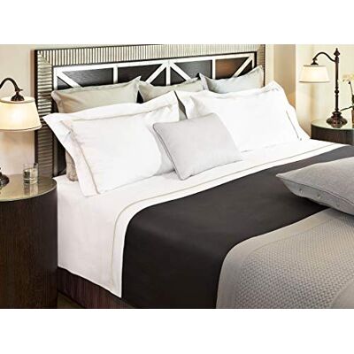 Giovanni Dolcinotti MADE IN ITALY Giovanni Dolcinotti Dream Collection Top Sheet Set and Pillowcase Single -White Satin Luxury 300 TC, Made in Italy Giovanni Dolcinotti MADE IN ITALY Giovanni Dolcinotti Dream Collection Top Sheet Set and Pillowcase Single -White Satin Luxury 300 TC, Made in Italy