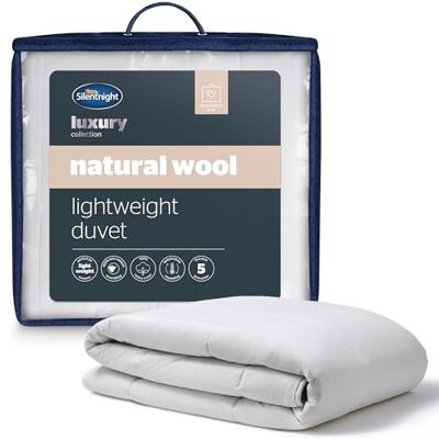 Silentnight - Natural Wool Duvet - King - Lightweight - Duvet Silentnight - Natural Wool Duvet - King - Lightweight - Duvet