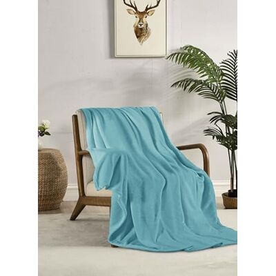 Miracle Home . Fleece Blanket Reversible Microfiber Glass Flannel Velour 260GSM, Soft, Warm and Lightweight, Machine Washable, 220 X 240 cm, Green Miracle Home . Fleece Blanket Reversible Microfiber Glass Flannel Velour 260GSM, Soft, Warm and Lightweight, Machine Washable, 220 X 240 cm, Green