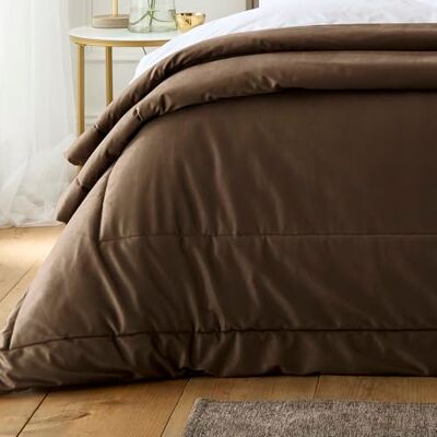Appletree Harlan Velvet Brown Bedspread King – Minimalist Bedding – Recycled Polyester – Brown Harlan Velvet Bedroom Decor Appletree Harlan Velvet Brown Bedspread King – Minimalist Bedding – Recycled Polyester – Brown Harlan Velvet Bedroom Decor