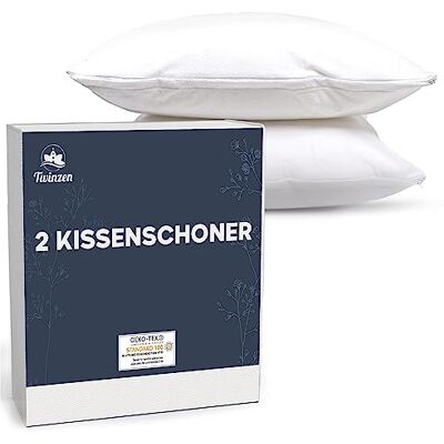 Twinzen Protege Pillow 60x60 - Pack of 2 Waterproof Pillowcases Twinzen Protege Pillow 60x60 - Pack of 2 Waterproof Pillowcases