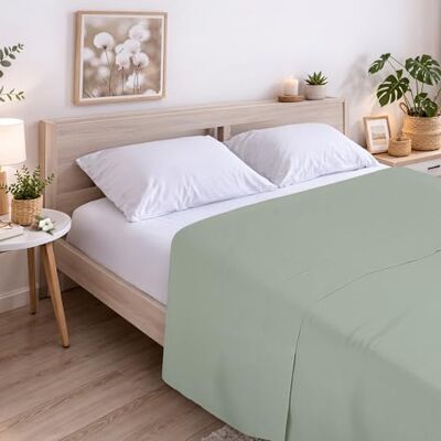 ECOMMERC3 Top Sheet for 90 Bed 100% Soft Cotton, Breathable Extra Soft Top Sheet Anthracite ECOMMERC3 Top Sheet for 90 Bed 100% Soft Cotton, Breathable Extra Soft Top Sheet Anthracite