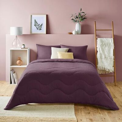 Night Lark Coverless Duvet King Size 10.5 Tog Tufted Dots Collection. Mulberry Bliss. Supersoft, Cosy Quilt & Pillowcase Set. Machine Washable, Hypoallergenic, Quick Drying All in One Comforter Night Lark Coverless Duvet King Size 10.5 Tog Tufted Dots Collection. Mulberry Bliss. Supersoft, Cosy Quilt & Pillowcase Set. Machine Washable, Hypoallergenic, Quick Drying All in One Comforter