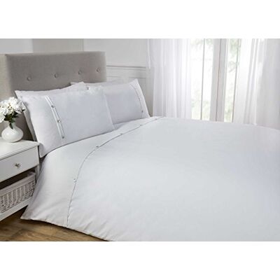 Rapport Home 5th Avenue Duvet Set Double White Rapport Home 5th Avenue Duvet Set Double White