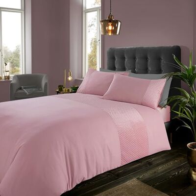 GC GAVENO CAVAILIA Velvet Quilt Cover King Size Bed Set Fancy Duvet Cover (230x220 cm) Breathable Comfy Bedding Sets King Polyester Bed Cover & Pillowcases Dusty Pink GC GAVENO CAVAILIA Velvet Quilt Cover King Size Bed Set Fancy Duvet Cover (230x220 cm) Breathable Comfy Bedding Sets King Polyester Bed Cover & Pillowcases Dusty Pink
