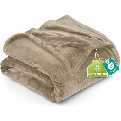 Utopia Bedding King Fleece Blanket 259x228cm 300GSM – Extra Large Soft Fluffy Versatile Luxury Decorative Throws For Sofa, Bed & Settees – Warm Breathable Cosy Gift For Men & Women, Camel Utopia Bedding King Fleece Blanket 259x228cm 300GSM – Extra Large Soft Fluffy Versatile Luxury Decorative Throws For Sofa, Bed & Settees – Warm Breathable Cosy Gift For Men & Women, Camel