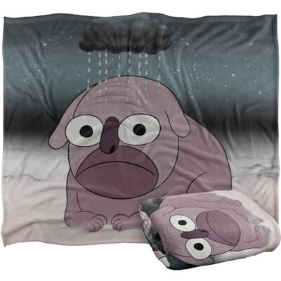 LOGOVISION Over The Garden Wall Cloud City Dog Silky Touch Super Soft Throw Blanket 152 X 127 cm, White LOGOVISION Over The Garden Wall Cloud City Dog Silky Touch Super Soft Throw Blanket 152 X 127 cm, White