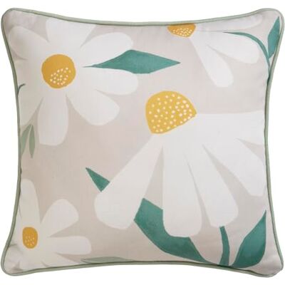 Fusion Daisy Flower Cushion (43 x 43cm) Soft Velvet Filling Included Reversible Designs Piped Edge Yellow Floral Cushion with Cover Included/Cushion Insert Yellow Flower Throw Pillow Fusion Daisy Flower Cushion (43 x 43cm) Soft Velvet Filling Included Reversible Designs Piped Edge Yellow Floral Cushion with Cover Included/Cushion Insert Yellow Flower Throw Pillow