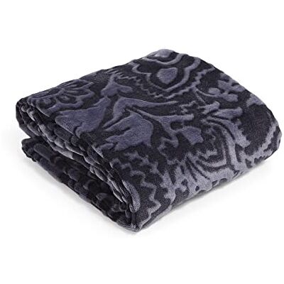 Vera Bradley Women's Fleece Plush Throw Blanket, Java Navy Tonal, 80 X 50 Vera Bradley Women's Fleece Plush Throw Blanket, Java Navy Tonal, 80 X 50