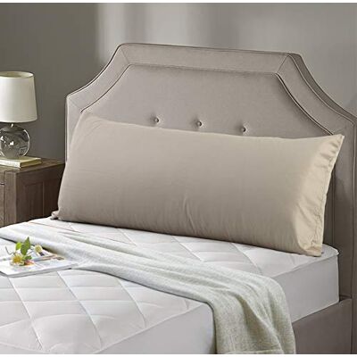 EVOLIVE New 300TC Thread Count 100% Cotton Body Pillow Cover/Case (Taupe, 21"x54" Pillow Cover) EVOLIVE New 300TC Thread Count 100% Cotton Body Pillow Cover/Case (Taupe, 21"x54" Pillow Cover)