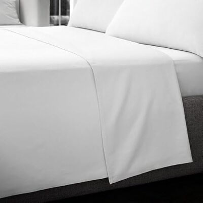 Rapport Home NEW Rapport 400 Thread Count Egyptian Cotton Single Flat Sheet White Rapport Home NEW Rapport 400 Thread Count Egyptian Cotton Single Flat Sheet White
