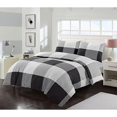 Kampala Hill - Check - King - Duvet Cover Set Kampala Hill - Check - King - Duvet Cover Set