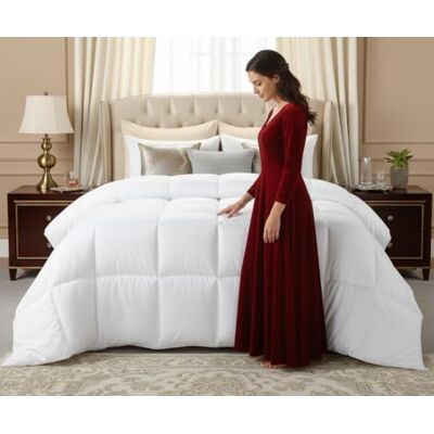 Casabella Single Duvet 13.5 Tog Premium Duvet Super Quality for Year-Round Comfort Soft Touch Cover, Hypoallergenic, Machine Washable, Single(135cm x 200cm) Casabella Single Duvet 13.5 Tog Premium Duvet Super Quality for Year-Round Comfort Soft Touch Cover, Hypoallergenic, Machine Washable, Single(135cm x 200cm)