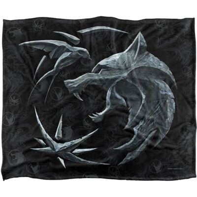 The Witcher Destiny Crest Silky Touch Super Soft Throw Blanket 152 X 127 Cm The Witcher Destiny Crest Silky Touch Super Soft Throw Blanket 152 X 127 Cm