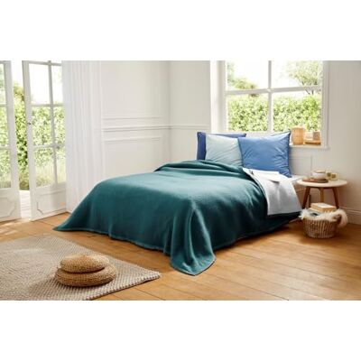 Poyet Motte Made In France Aubisque Wool Blanket Made in France 240 x 260 Cedar/Bleached Poyet Motte Made In France Aubisque Wool Blanket Made in France 240 x 260 Cedar/Bleached