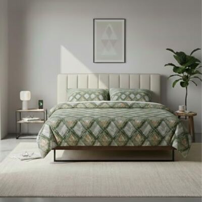 Jenny Sesal Jenny Sesàl Iside Cotton Sheet Set – Sheet Set + Pillowcases (Sage Green, Double) Jenny Sesal Jenny Sesàl Iside Cotton Sheet Set – Sheet Set + Pillowcases (Sage Green, Double)
